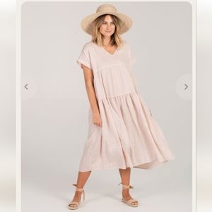 Linen Midi Dress